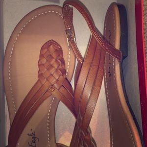 American Eagle size 8 sandals. With box